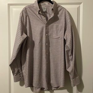 EUC LL Bean Dress Shirt 16.5 - 34 Button Down 100% cotton